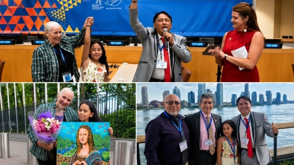 Dana Sofía Tayo Rosero apresenta Almorismo na ONU aos 10 anos, movimento artístico nascido nos Estados Unidos